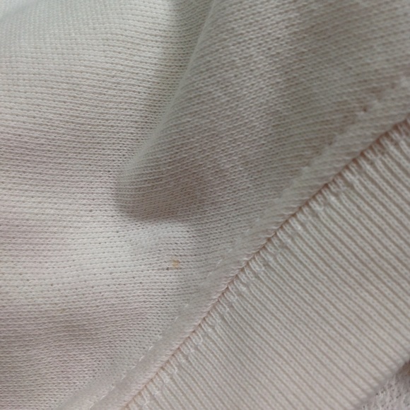 $185 New Shades of Blonde Sweatshirt Size M Ivory - Picture 5 of 6